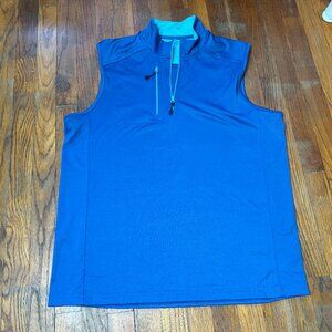 Vineyard Vines Men's Quarter Zip dri fit vest size Large